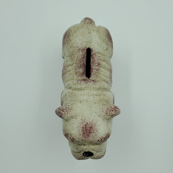 Small Cast Iron Bulldog Bank Dog Puppy Figure Metal Figurine - Picture 7 of 9